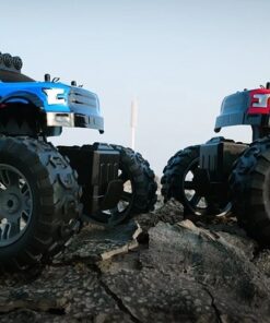 présentations de la Voiture Télécommandée Camion 4x4 bleue et rouge