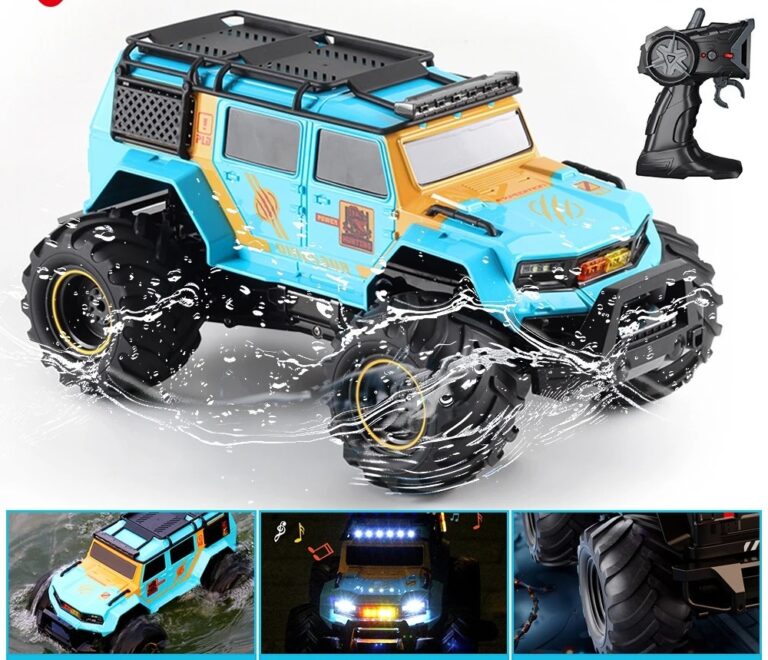 Voiture télécommandée tout-terrain avec effets sonores accessoires