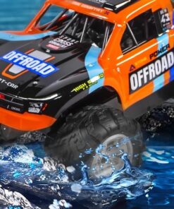 Voiture tout-terrain amphibie sur eau