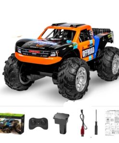 Voiture tout-terrain amphibie orange