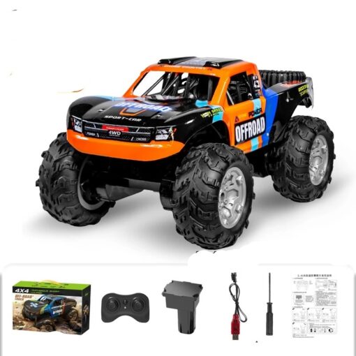 Voiture tout-terrain amphibie orange