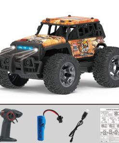 Voiture télécommandée tout terrain 4x4 jaune