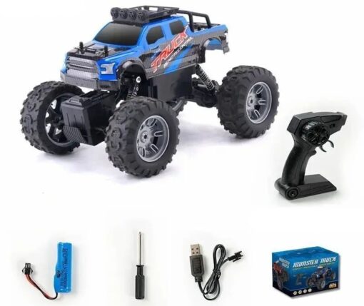Voiture Télécommandée Camion 4x4 bleue